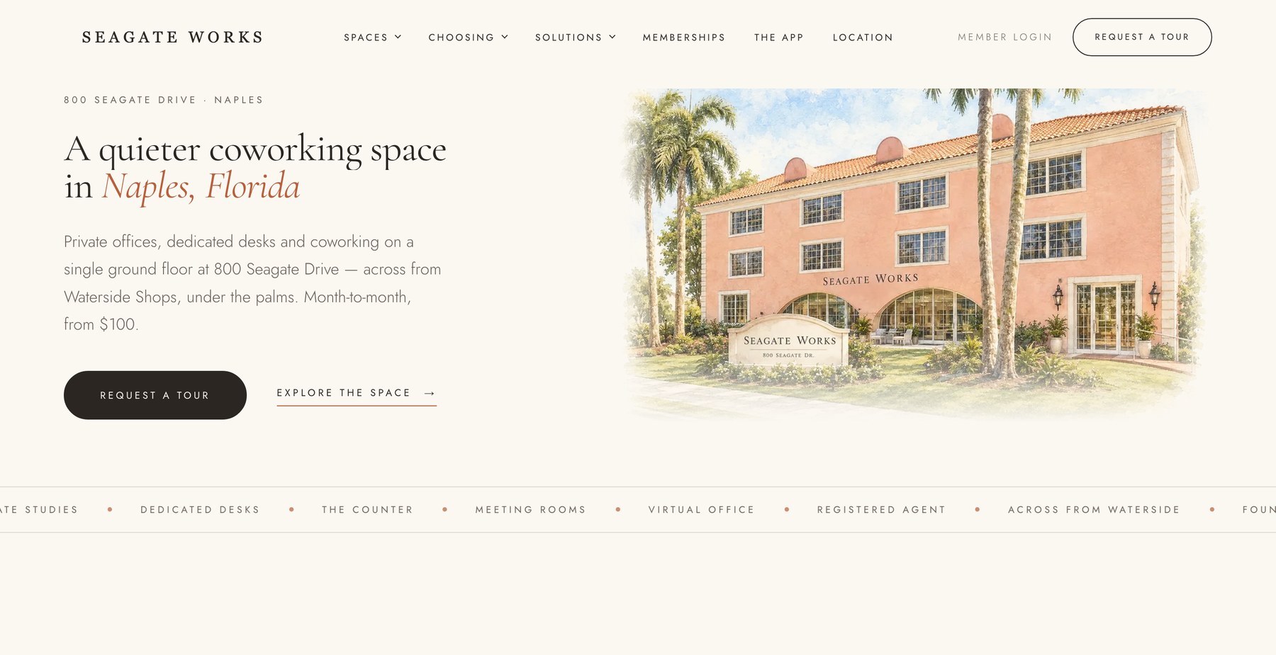 The Seagate Works home page